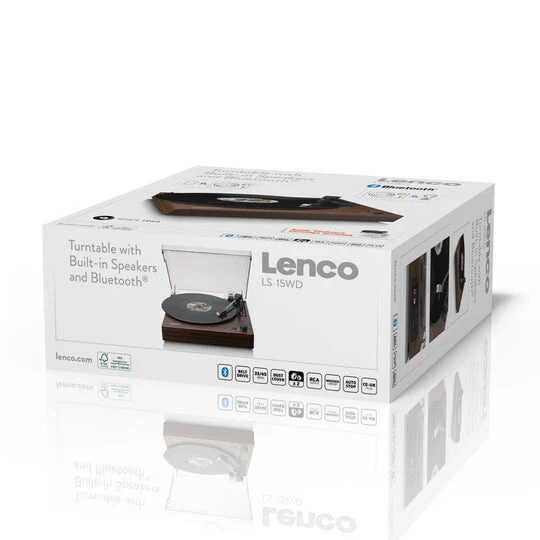 Lenco LS-15WD piatto audio Giradischi con trasmissione a cinghia Legno