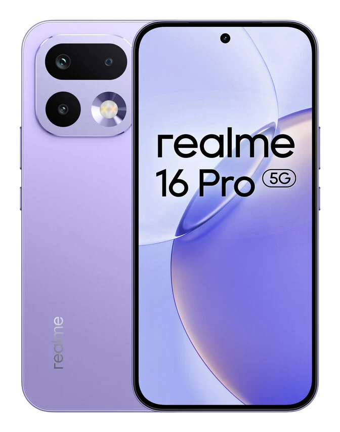 realme 16 Pro 17,3 cm (6.8") Doppia SIM 5G 8 GB 256 GB 6500 mAh Viola