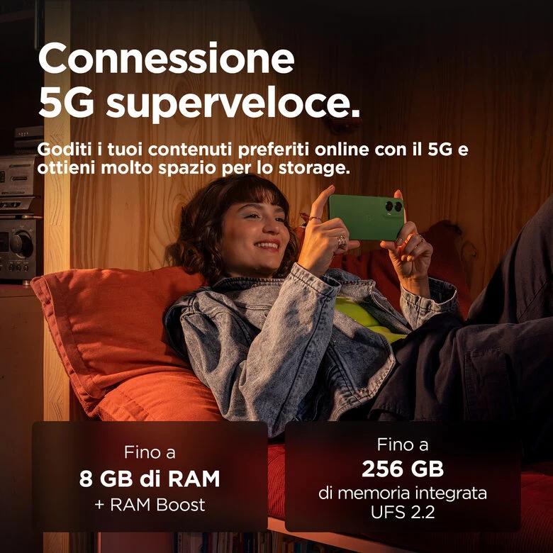 Motorola moto G35 5G 17,1 cm (6.72") Doppia SIM Android 14 USB tipo-C 4 GB 256 GB 5000 mAh Verde