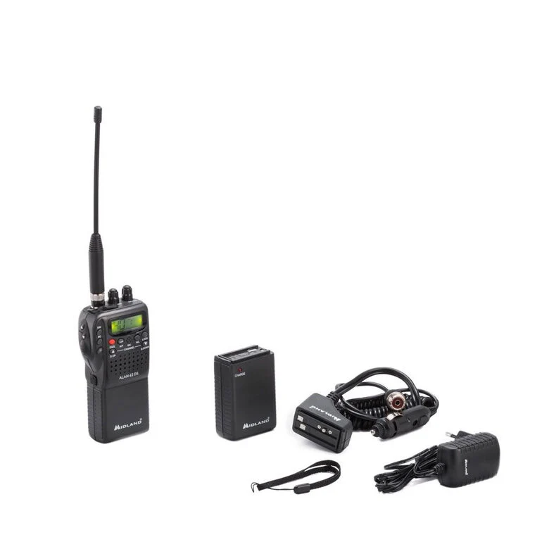 Midland Alan 42 DS C1267 ricetrasmittente 40 canali 26.565 - 27.99125 MHz Nero