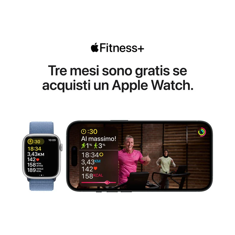 Apple Watch SE GPS Cassa 40mm in Alluminio con Cinturino Sport Loop Blu Inverno