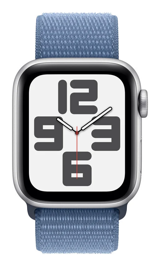Apple Watch SE GPS Cassa 40mm in Alluminio con Cinturino Sport Loop Blu Inverno
