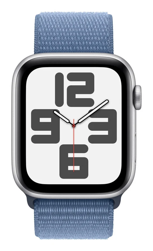 Apple Watch SE GPS Cassa 44mm in Alluminio con Cinturino Sport Loop Blu Inverno