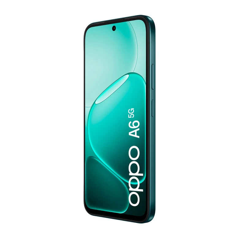OPPO A6 5G AI Smartphone, doppia fotocamera 50MP+2, Selfie 8MP, Display 6.75” 120HZ IPS HD+, 6550mAh, RAM 6GB(Esp2GB/4GB/6GB)+ROM 256GB [Versione Italia], Sapphire Black