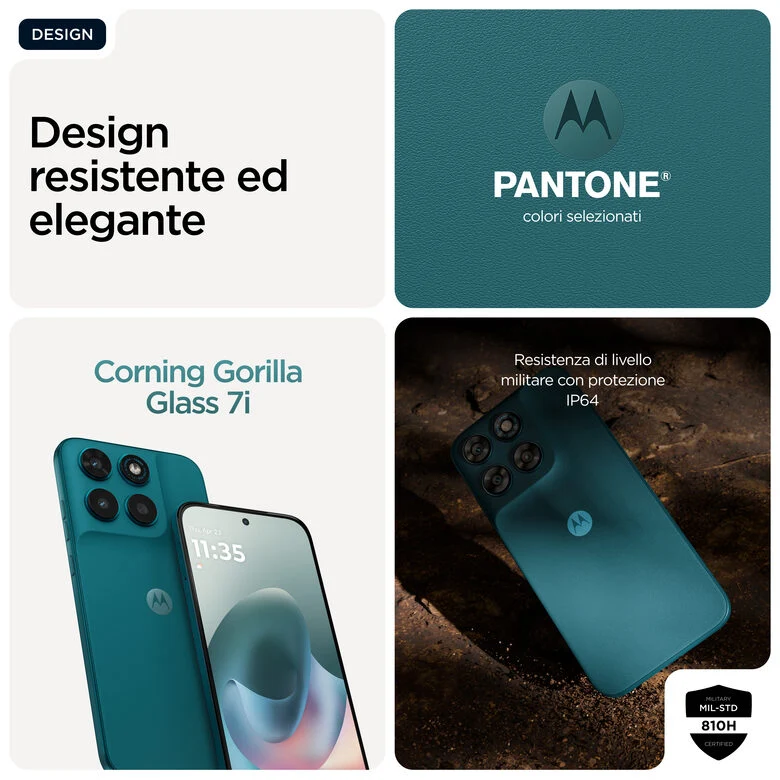Motorola moto g77 17,3 cm (6.8") Dual SIM ibrida Android 16.0 5G USB tipo-C 8 GB 256 GB 5200 mAh Verde
