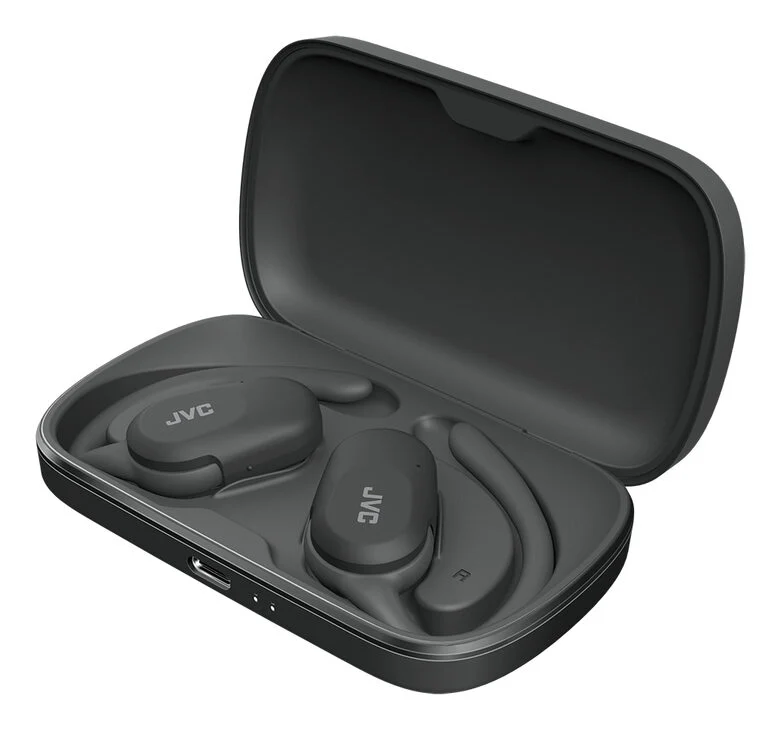 JVC HA-NP40T Auricolare True Wireless Stereo (TWS) A clip Musica e Chiamate Bluetooth Nero