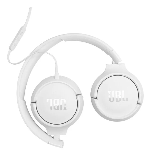 JBL Cuffie ad archetto supra-aurali con cavo e comando/microfono a 3 pulsanti, connettore USB Type-C, Driver: 32mm, Certificazione Hi-Res Audio, 3 EQ selezionabili, Cavo piatto, Ripiegabili