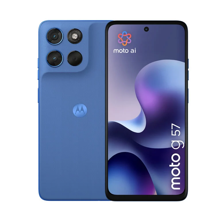 Motorola moto g57 17,1 cm (6.72") Doppia SIM Android 16.0 5G USB tipo-C 8 GB 256 GB 5200 mAh Blu