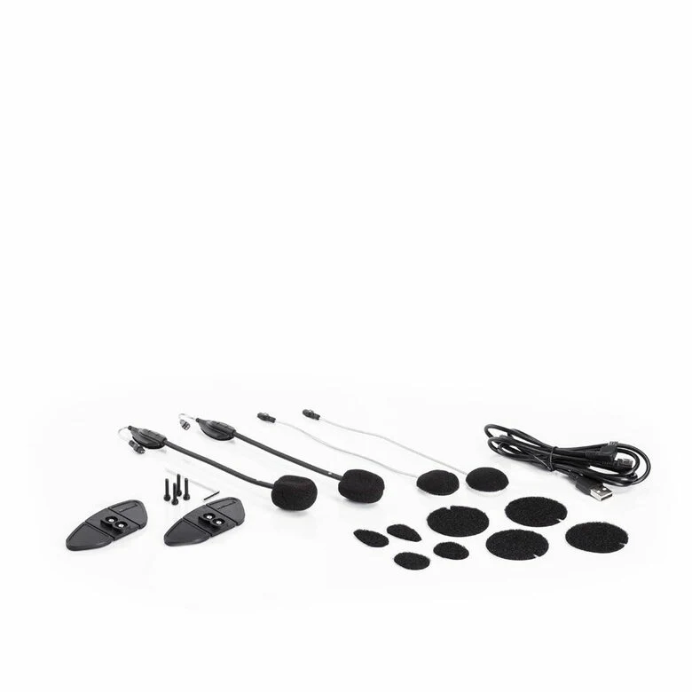 Midland BTX1 Pro S interfono da moto 800 m Nero, Arancione