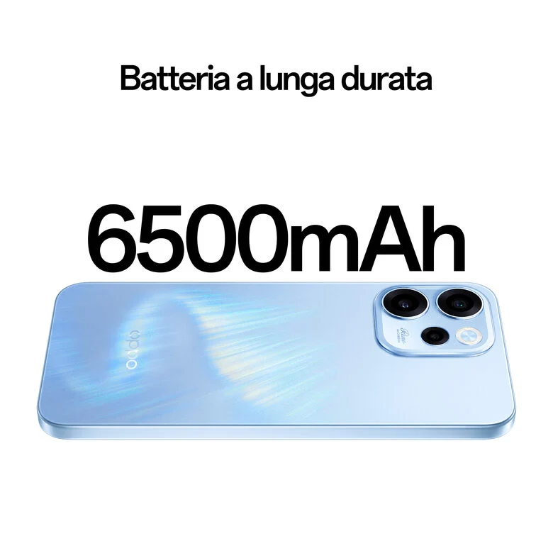 OPPO Reno15 F 5G Smartphone Aurora Blue Box