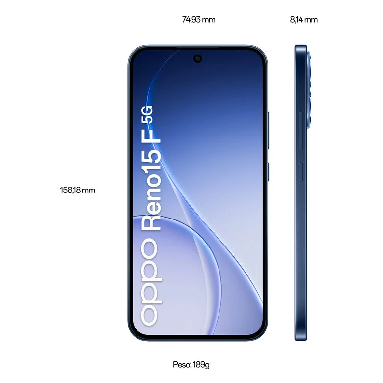 OPPO Reno15 F 5G Smartphone Twilight Black Box