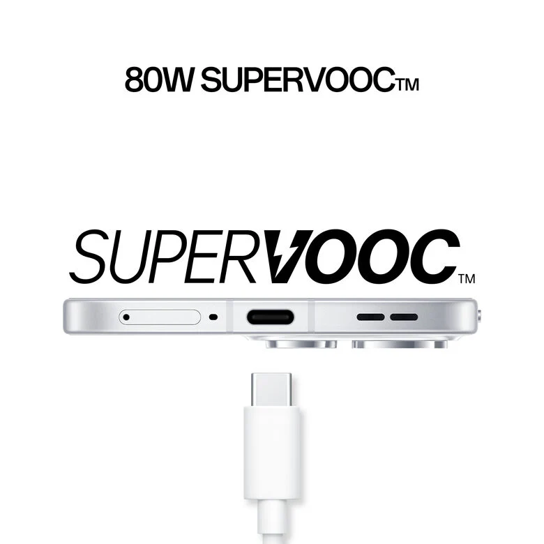 OPPO Reno15 5G Smartphone Aurora White Box
