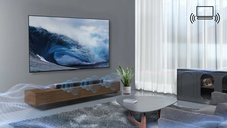 TCL S Soundbar S45H 2.0 canali, Dolby Atmos, supporto HDMI eARC, Bluetooth, 100W