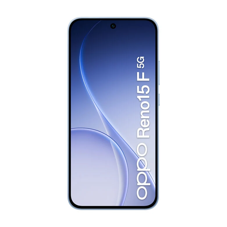 OPPO Reno15 F 5G AI Smartphone, Tripla fotocamera 50+8+2MP, Selfie 50MP, Display 6.57” 120HZ AMOLED FHD+, 6500mAh, RAM 8GB(Esp2GB/4GB/8GB)+ROM 256GB [Versione Italia], Aurora Blue