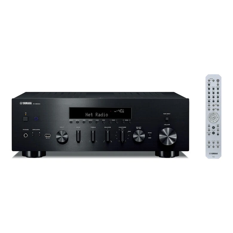 Yamaha R-N600A Sintoamplificatore di rete MusicCast con radio DAB/DAB+ ricevitore AV 80 W Nero