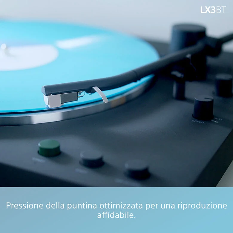Sony PS-LX3BT Giradischi con trasmissione a cinghia Nero Automatico