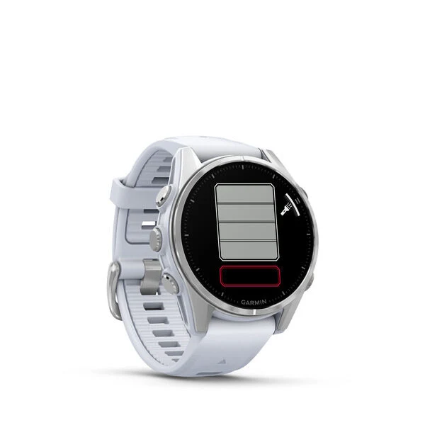 Garmin Fenix 8 3,3 cm (1.3") AMOLED 43 mm Digitale 416 x 416 Pixel Touch screen Argento Wi-Fi GPS (satellitare)