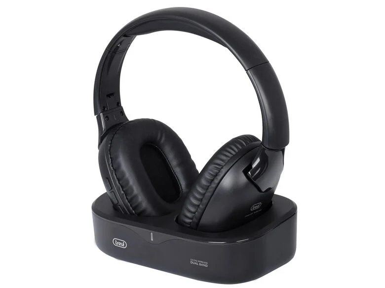Trevi Cuffia TV Ricaricabile Wireless a Radiofrequenza FRS 1490 RW