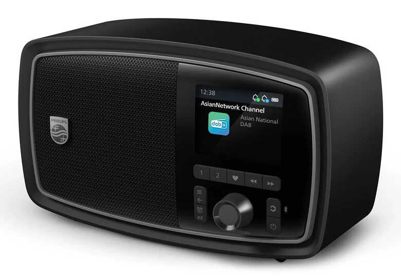 Philips TAV2000DB Portatile Analogico e digitale Nero