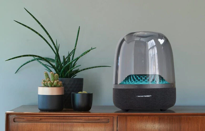 Harman/Kardon Aura Altoparlanti Studio 4 Nero, Trasparente Wireless 100 W