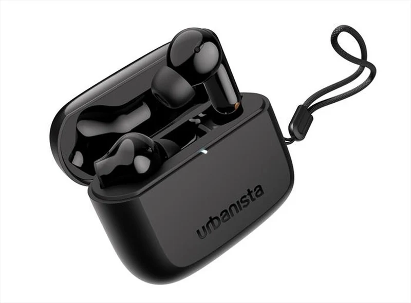 Urbanista Palo Alto True Wireless Earbuds Auricolari Bluetooth Con Cancellazione Adattiva Del Rumore Nero