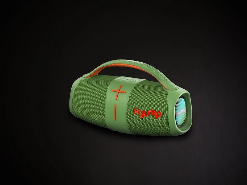 X Jump XJ 120 Cassa Portatile Altoparlante Amplificato 40w Bluetooth Aux-in Verde