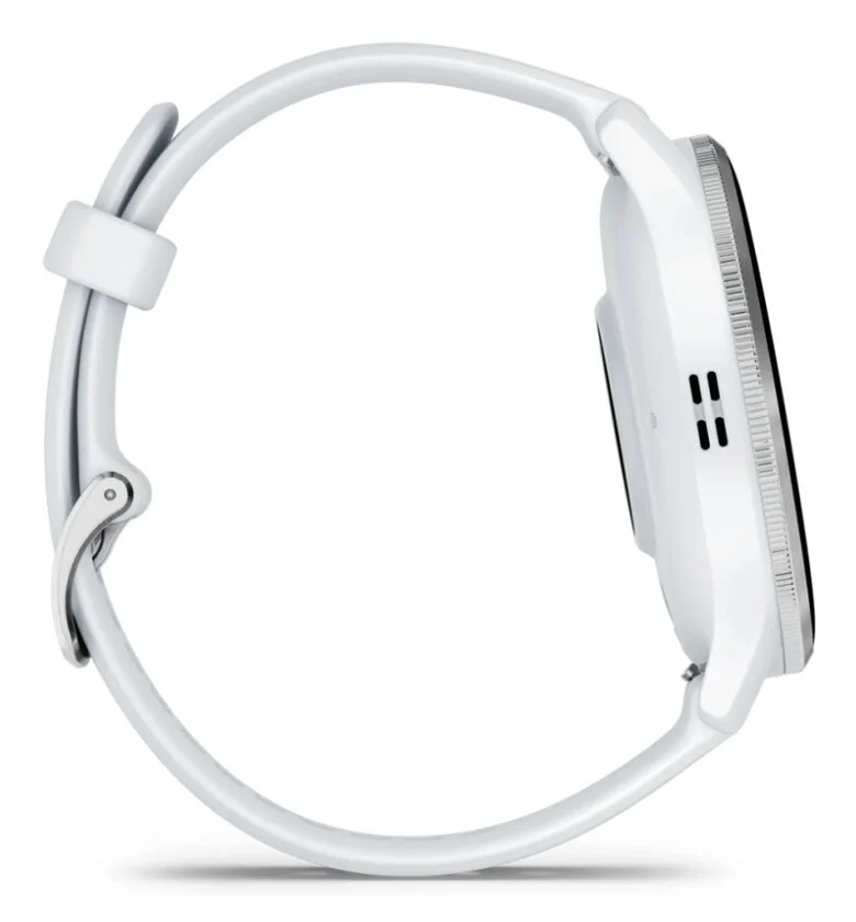 Garmin Venu 3 3,56 cm (1.4") AMOLED 45 mm Digitale 454 x 454 Pixel Touch screen Argento, Bianco Wi-Fi GPS (satellitare)