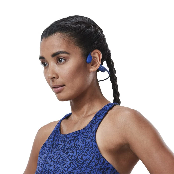 SHOKZ OpenRun Auricolare Wireless Passanuca Sport Bluetooth Blu