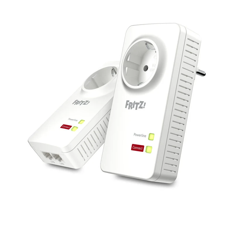 FRITZ!Powerline 1220E 1200 Mbit/s Collegamento ethernet LAN Bianco 2 pz