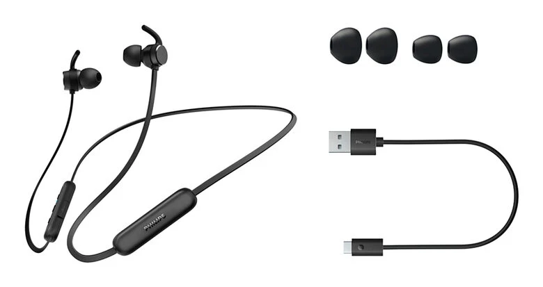 Philips Serie 1000 TAE1209BK/00 cuffia e auricolare Wireless In-ear, Passanuca Chiamate/Musica/Sport/Tutti i giorni Bluetooth Nero