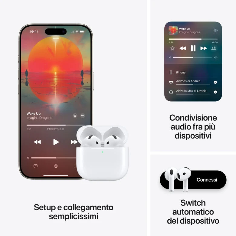 Apple AirPods 4 con Active Noise Cancellation