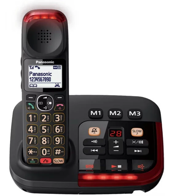Panasonic KX-TGM420EXB telefono Telefono DECT Identificatore di chiamata Nero