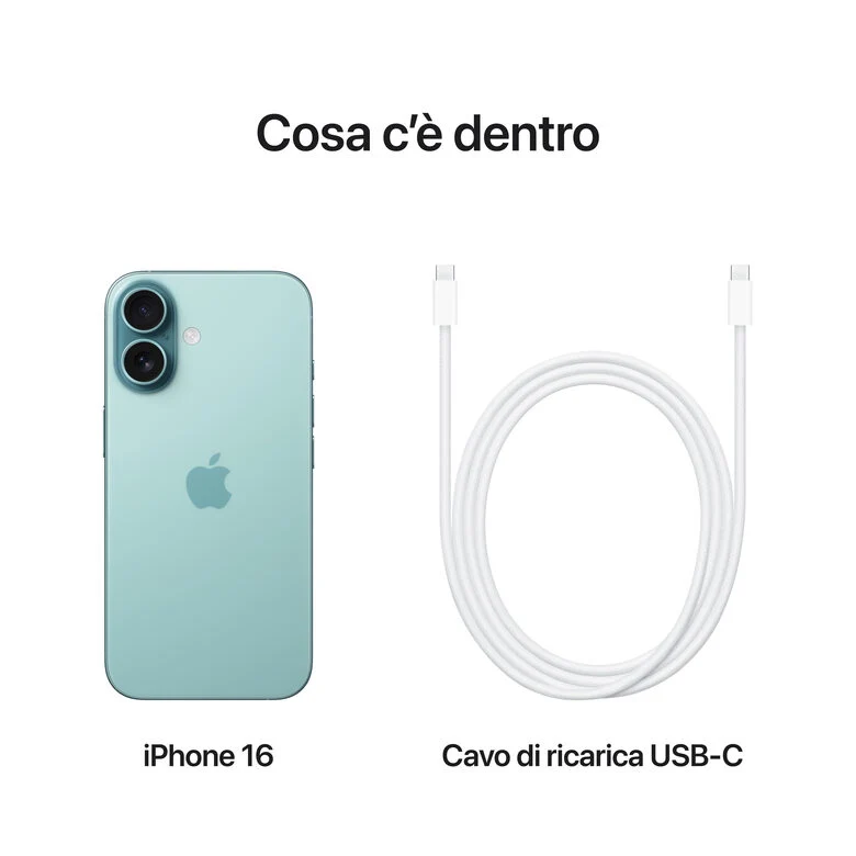Apple iPhone 16 128GB Verde acqua