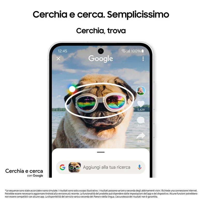 Samsung Galaxy S24 FE Smartphone AI, 8GB RAM, 128GB, Graphite