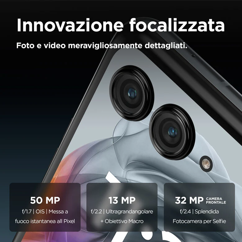 Motorola razr 50 17,5 cm (6.9") Smartphone Doppia SIM Android 14 5G USB tipo-C 8 GB 256 GB 4200 mAh Grigio