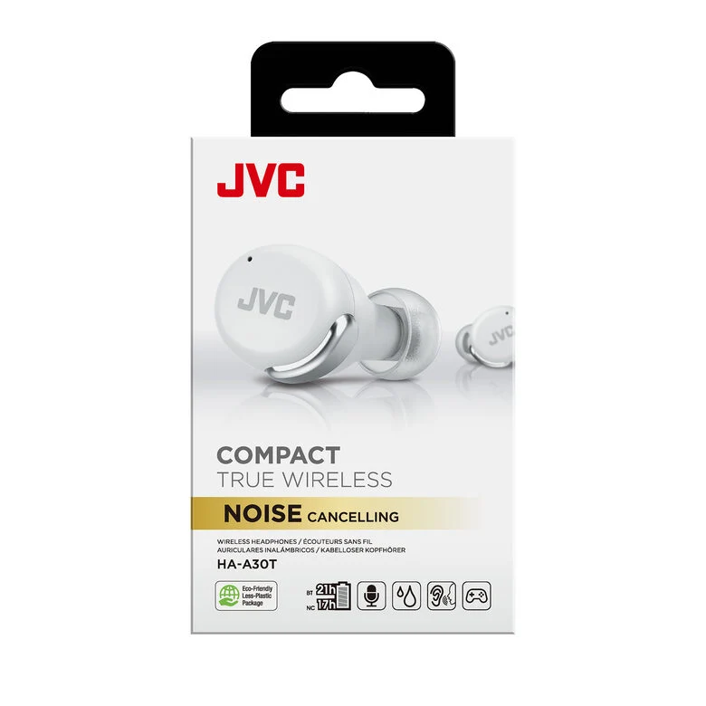 JVC HA-A30T Auricolare True Wireless Stereo (TWS) In-ear Musica e Chiamate Bluetooth Bianco