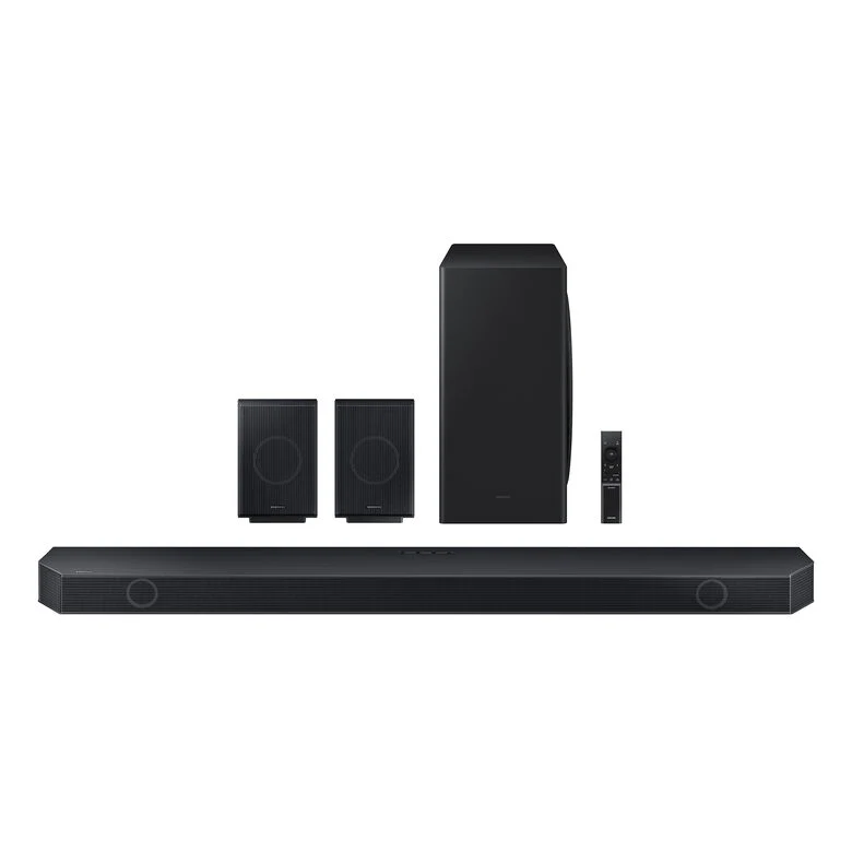 Samsung Soundbar HW-Q930D/ZF Serie Q, 17 Speaker, Wireless Dolby Atmos, Audio a 9.1.4 Canali, Q-Simphony, Alexa integrato e compatibile con Google Assistant, Titan Black