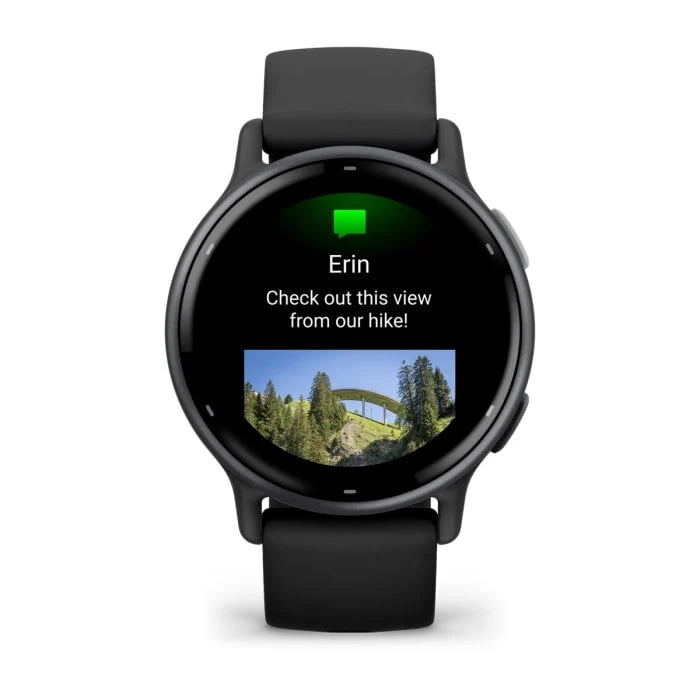 Garmin Vivoactive 5 3,05 cm (1.2") AMOLED 42 mm Digitale 390 x 390 Pixel Touch screen Nero Wi-Fi GPS (satellitare)