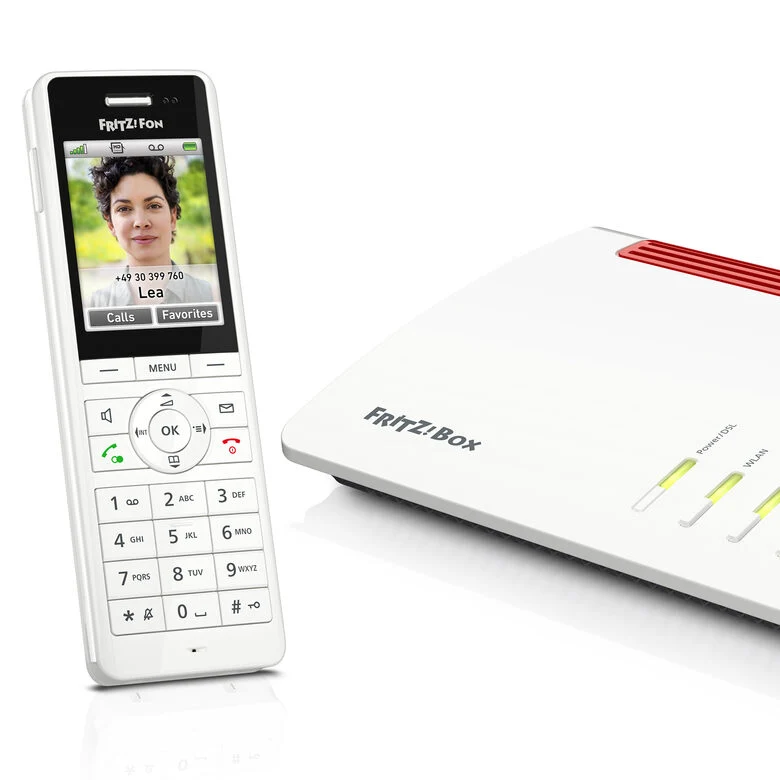 FRITZ!Fon X6 Telefono DECT Identificatore di chiamata Bianco