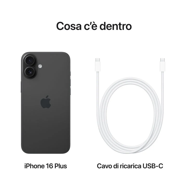 Apple iPhone 16 Plus 128GB Nero