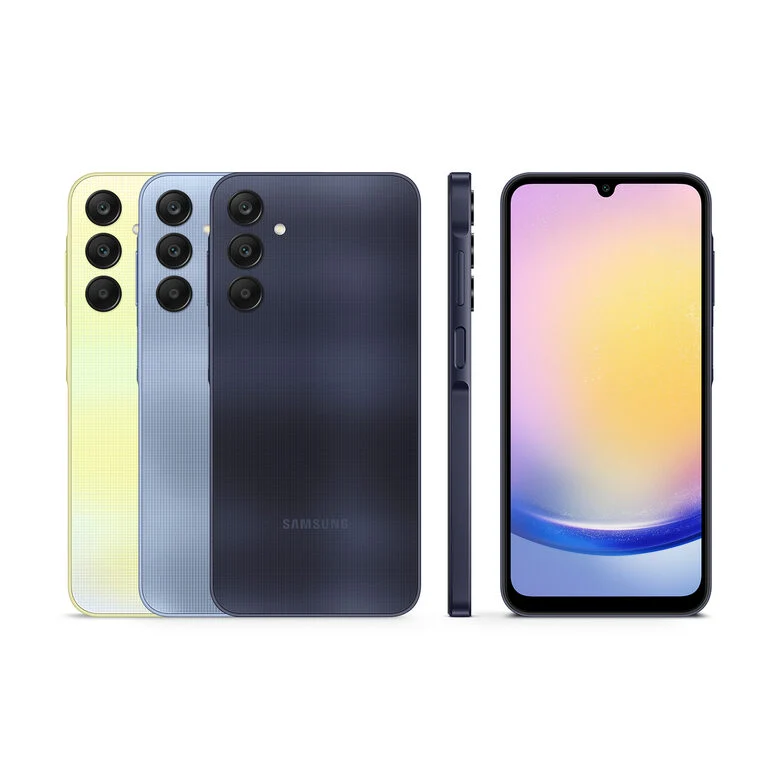 Samsung Galaxy A25 5G Display sAMOLED 6.5" FHD+, Android 14, 6GB RAM, 128GB, Batteria 5.000 mAh, Memoria espandibile fino a 1TB, Yellow