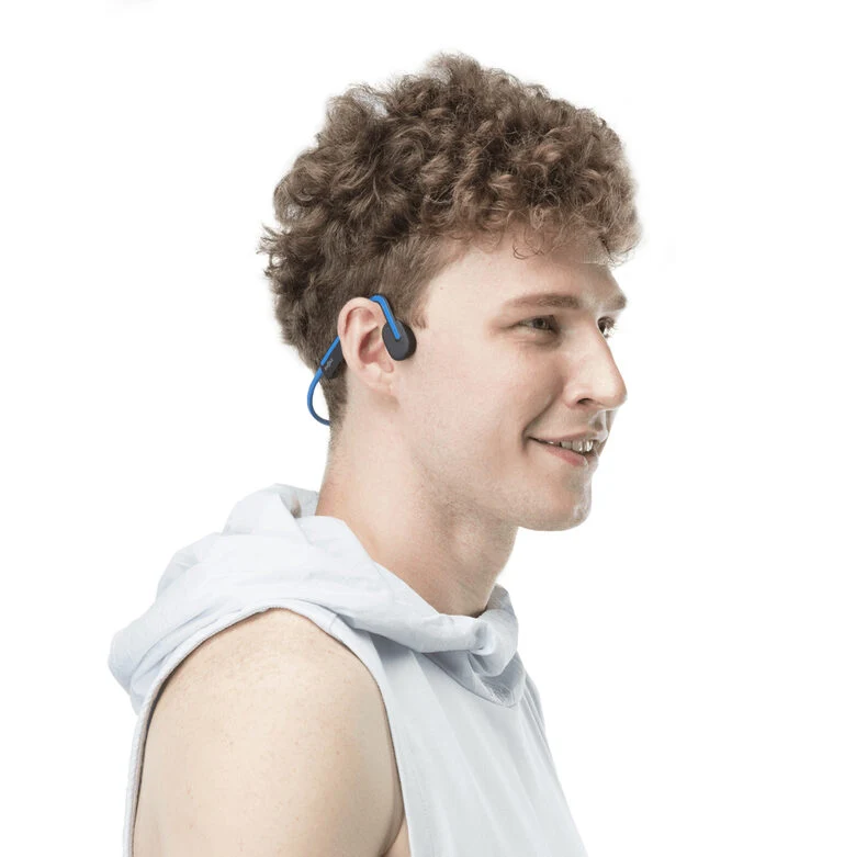 SHOKZ OpenMove Cuffie Wireless A clip Musica e Chiamate USB tipo-C Bluetooth Blu