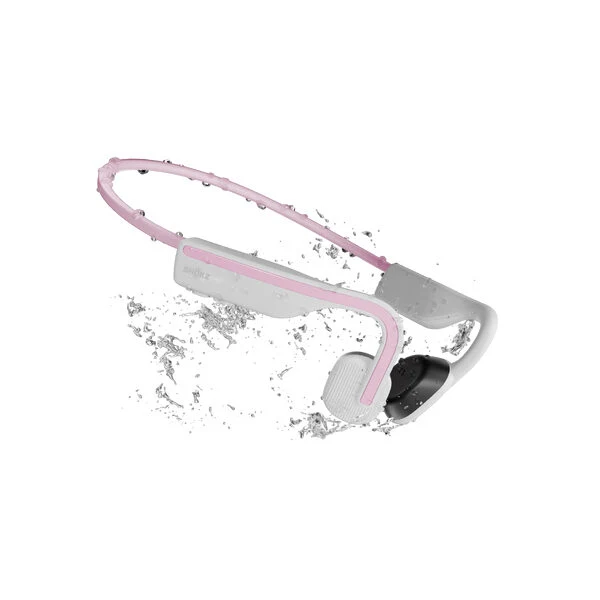 SHOKZ OpenMove Cuffie Con cavo e senza cavo A clip Musica e Chiamate USB tipo-C Bluetooth Rosa