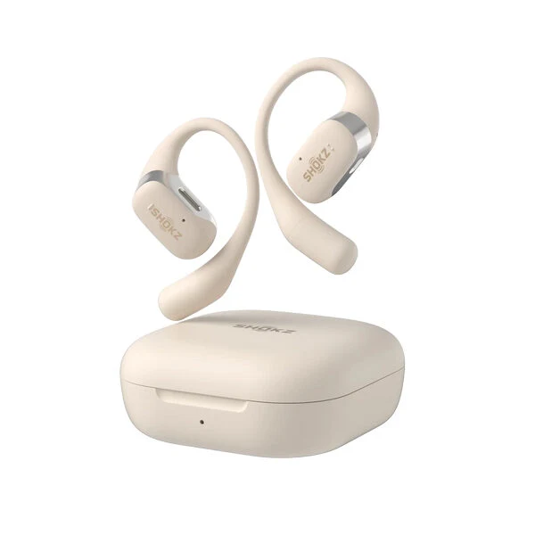 SHOKZ OpenFit Cuffie Wireless A clip Chiamate/Musica/Sport/Tutti i giorni Bluetooth Bianco