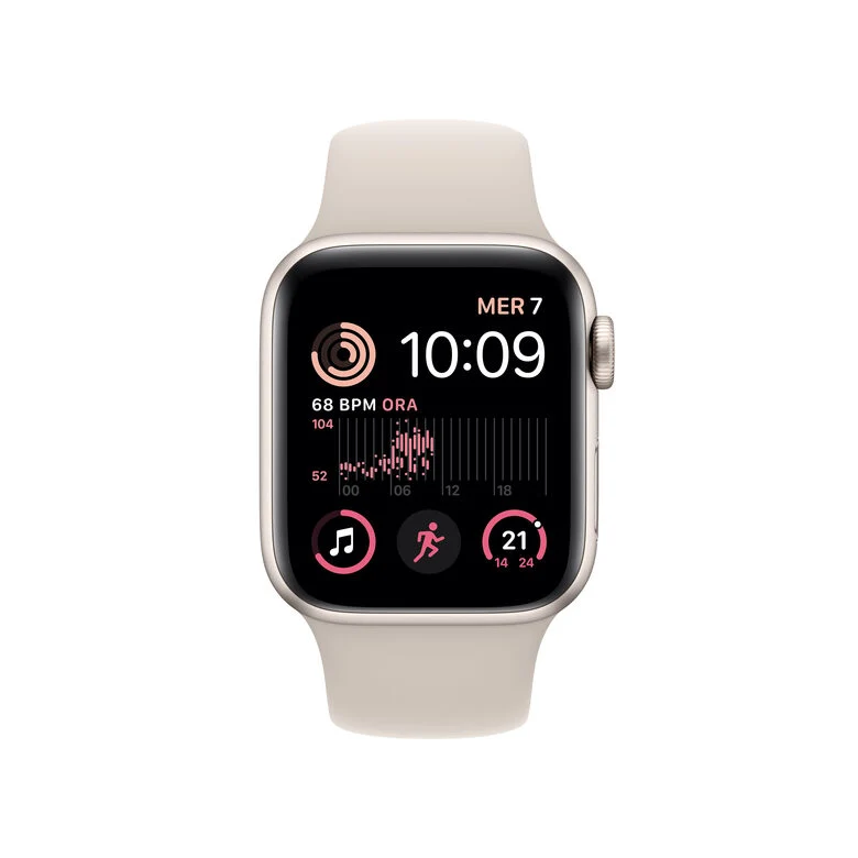 Apple Watch SE GPS 40mm Cassa in Alluminio color Galassia con Cinturino Sport Band Galassia - Regular