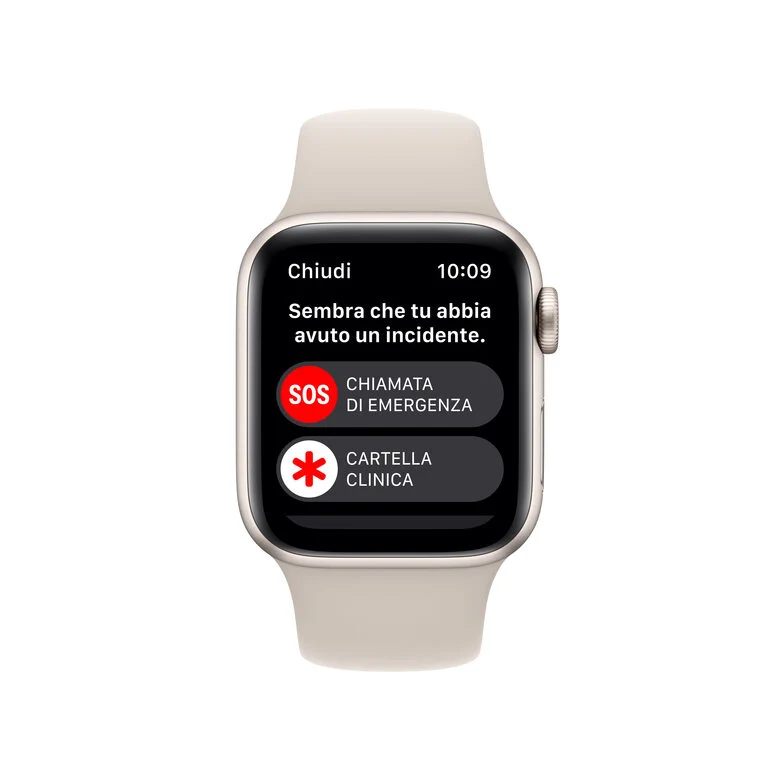 Apple Watch SE GPS 40mm Cassa in Alluminio color Galassia con Cinturino Sport Band Galassia - Regular