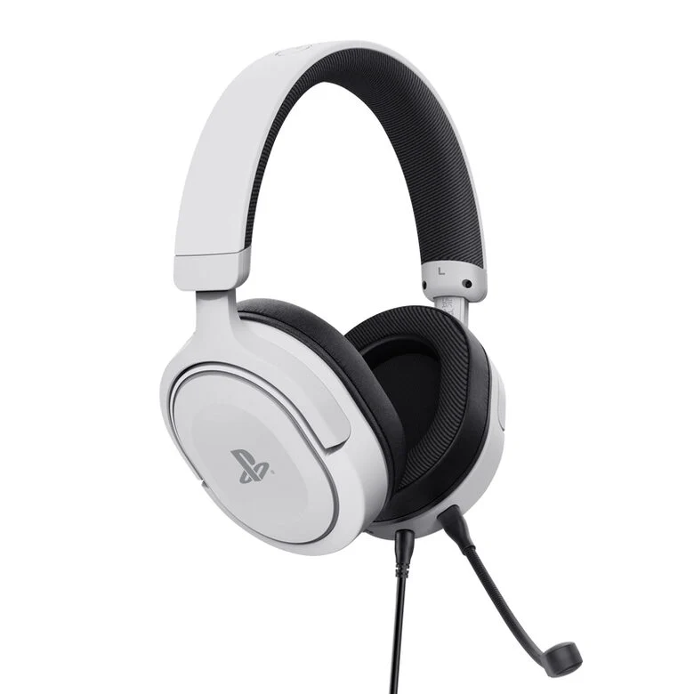 Trust GXT 498 Forta Auricolare Cablato A Padiglione Giocare Nero, Bianco