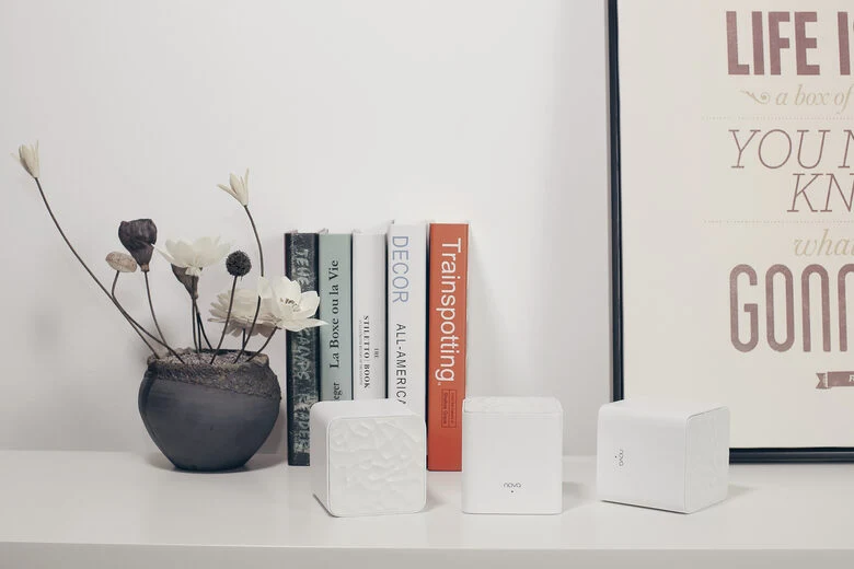 Tenda Nova MW3 router wireless Gigabit Ethernet Dual-band (2.4 GHz/5 GHz) 4G Bianco