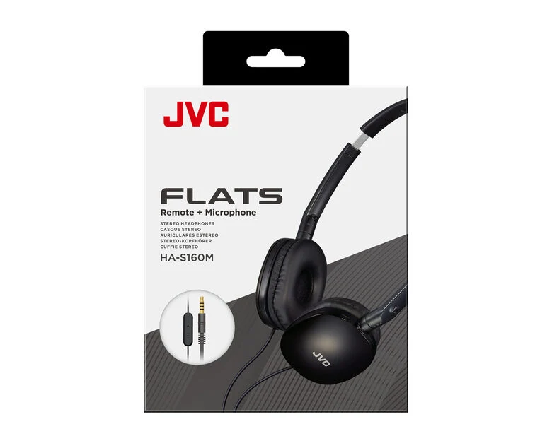 JVC HA-S160M Auricolare Cablato A Padiglione Musica e Chiamate Nero