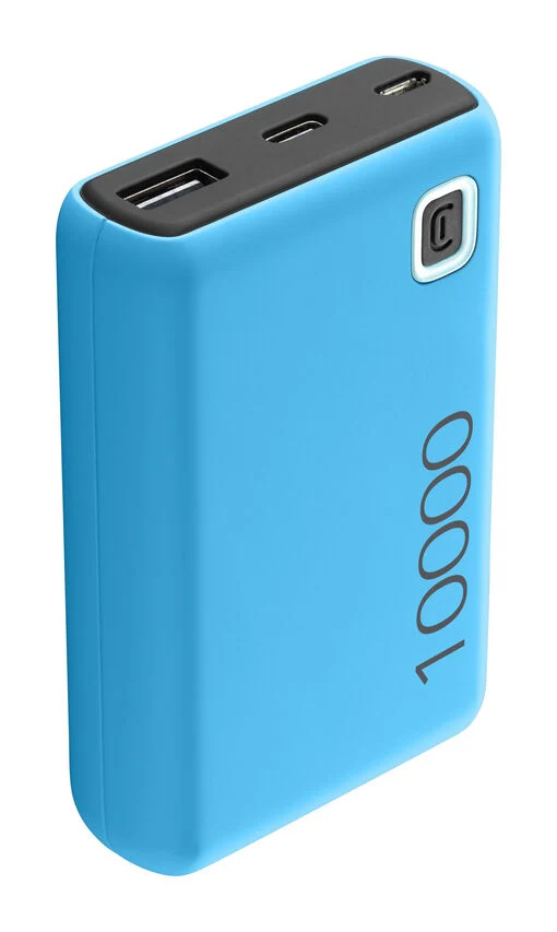 Cellularline Power Bank ESSENCE 10000 Caricabatterie portatile da 10000mAh Blu